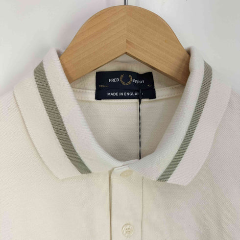 フレッドペリー FRED PERRY The Fred Perry Shirt イングランド製 ロゴ刺繍 鹿の子ポロシャツ メンズ 42