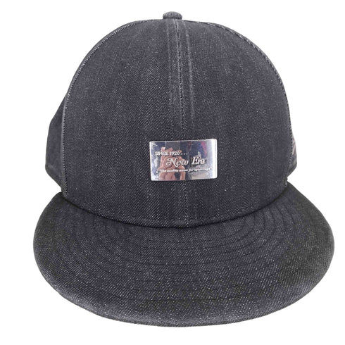 ニューエラ NEW ERA 9FIFTY デニム地 ロゴプレート 6パネルベースボールキャップ メンズ ONE SIZE