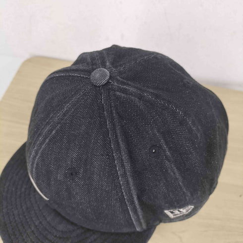 ニューエラ NEW ERA 9FIFTY デニム地 ロゴプレート 6パネルベースボールキャップ メンズ ONE SIZE