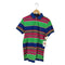 ポロバイラルフローレン Polo by RALPH LAUREN CUSTOM FIT ポニー刺繍 マルチボーダー 鹿の子ポロシャツ メンズ import:S