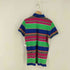 ポロバイラルフローレン Polo by RALPH LAUREN CUSTOM FIT ポニー刺繍 マルチボーダー 鹿の子ポロシャツ メンズ import:S
