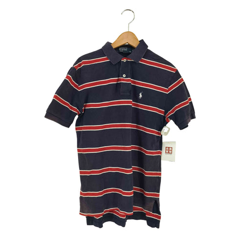 ポロバイラルフローレン Polo by RALPH LAUREN ポニー刺繍 ボーダー 鹿の子ポロシャツ メンズ import:S