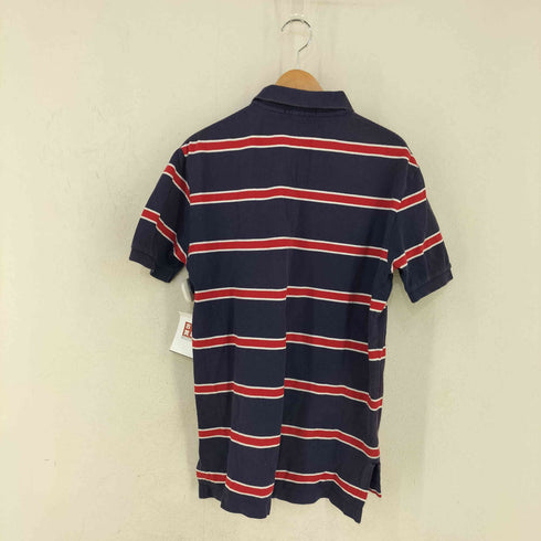 ポロバイラルフローレン Polo by RALPH LAUREN ポニー刺繍 ボーダー 鹿の子ポロシャツ メンズ import:S