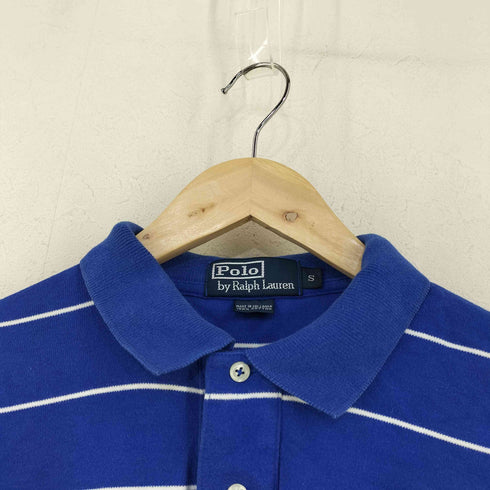 ポロバイラルフローレン Polo by RALPH LAUREN ポニー刺繍 ボーダー ポロシャツ メンズ import:S