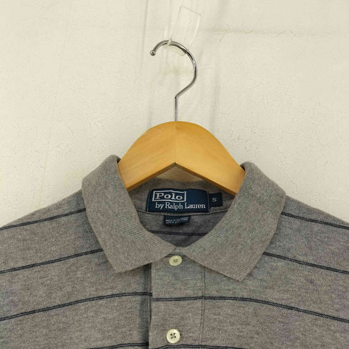 ポロバイラルフローレン Polo by RALPH LAUREN ポニー刺繍 ボーダー ポロシャツ メンズ import:S