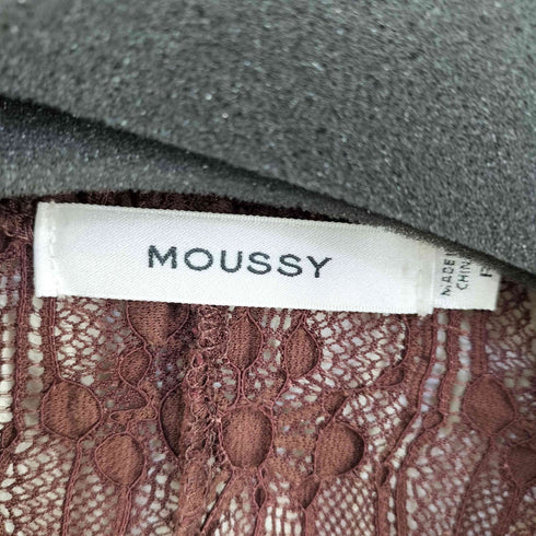 マウジー moussy RUFFLE LACY CUT ブラウス レディース FREE