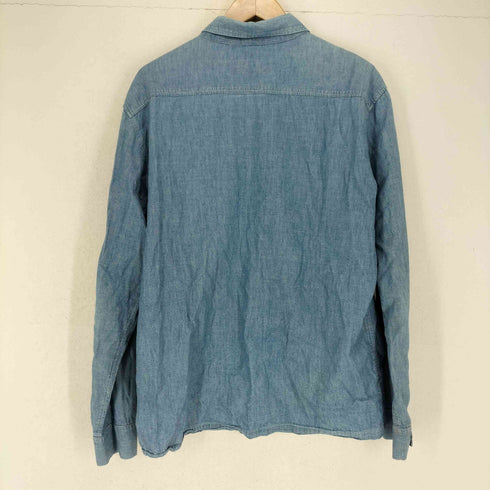 テンダーロイン TENDERLOIN 初期タグ DURABLE PRESS ロゴ刺繍デザインワークシャツ メンズ JPN:M