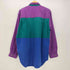 COLOURS by ALEXANDER JULIAN パッチワーク L/S ボタンダウン シャツ メンズ import:M