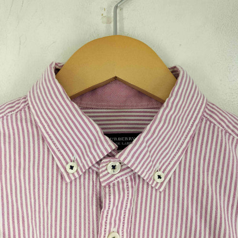 バーバリーブラックレーベル BURBERRY BLACK LABEL ストライプ ボタンダウンシャツ メンズ 2