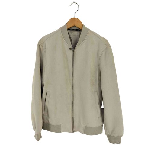 ザラ ZARA スエードMA-1ジャケット メンズ import:M