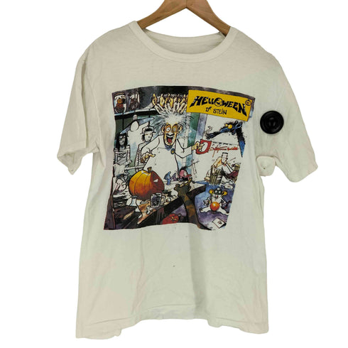 HELL WEEN 80s 88/99 DR STEINシングルステッチ グラフィックプリント Tシャツ メンズ