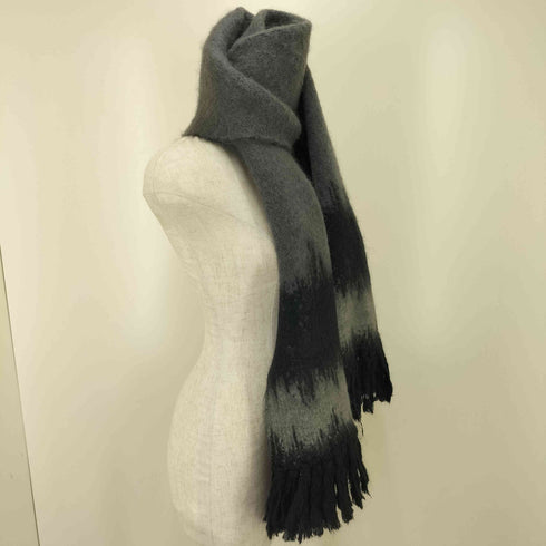 マメクロゴウチ Mame Kurogouchi Wool Mohair Knitted Scarf レディース
