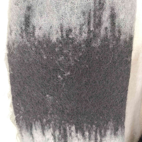 マメクロゴウチ Mame Kurogouchi Wool Mohair Knitted Scarf レディース