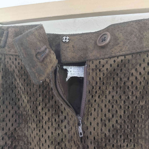 フェイクレザー メッシュパンツ レディース 9