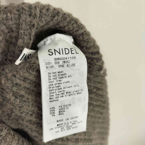 スナイデル snidel ミニニットワンピース レディース ONE SIZE