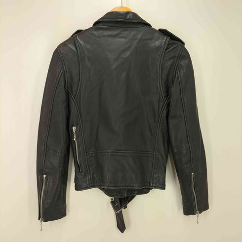 オールセインツ ALLSAINTS ラムレザー ライダースジャケット レディース UK:6