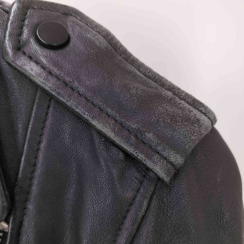 オールセインツ ALLSAINTS ラムレザー ライダースジャケット レディース UK:6