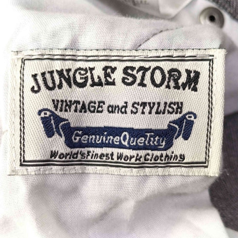 ジャングルストーム JUNGLE STORM リメイク加工 ツギハギ パッチワーク ワイド デニム パンツ メンズ JPN:M