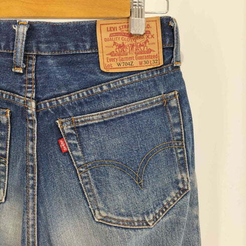 リーバイス Levis 90S 日本製 W704Z ボタン裏 J09 刻印 TALONジップ 赤耳 5ポケット ストレート デニム パンツ BIG E 1995年製 メンズ W30L32