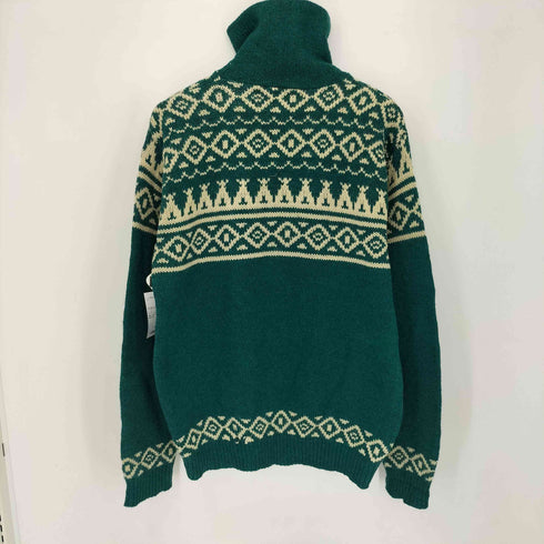 エルエルビーン L.L.Bean 80S MADE IN USA ノルディックジップニットセーター メンズ import:L