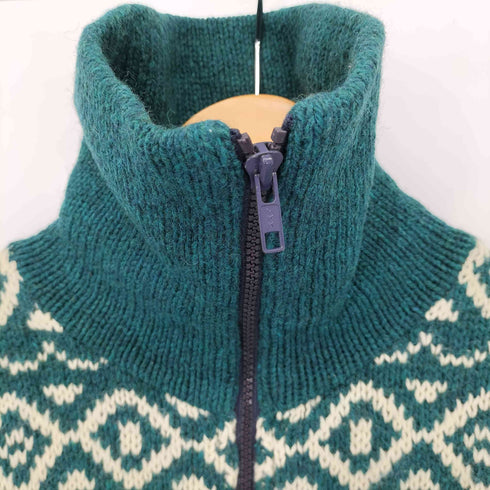 エルエルビーン L.L.Bean 80S MADE IN USA ノルディックジップニットセーター メンズ import:L