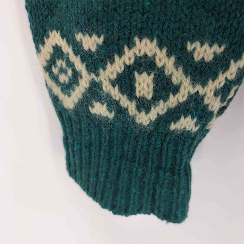 エルエルビーン L.L.Bean 80S MADE IN USA ノルディックジップニットセーター メンズ import:L