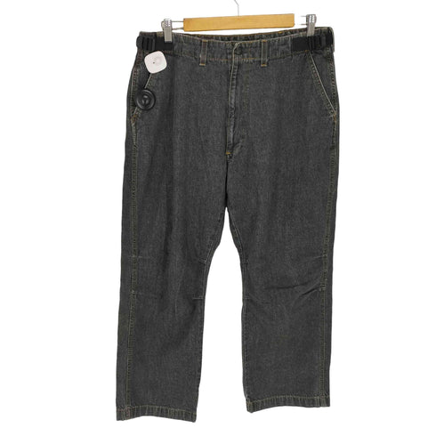 ポロジーンズカンパニーラルフローレン POLO JEANS COMPANY RALPH LAUREN SIDE TAB CHINO ブラックバギーデニムパンツ メンズ 33×30