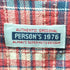 PERSON’S ネップ加工 チェックシャツ メンズ