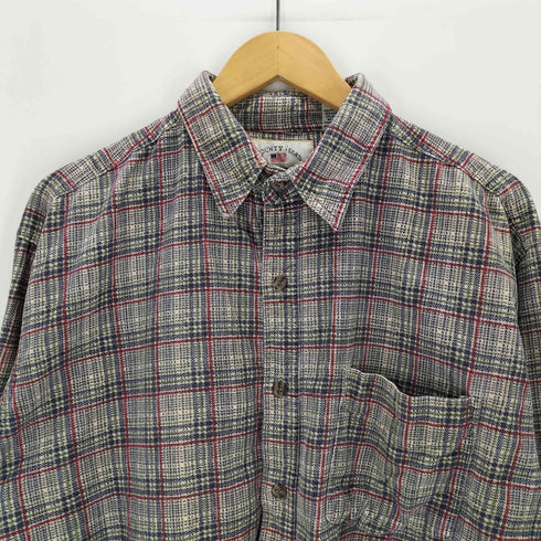 COUNTY SEATO コットンチェックシャツ メンズ JPN:L