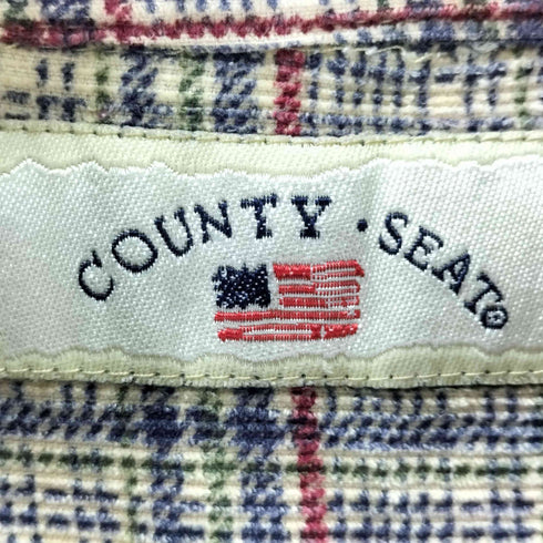 COUNTY SEATO コットンチェックシャツ メンズ JPN:L