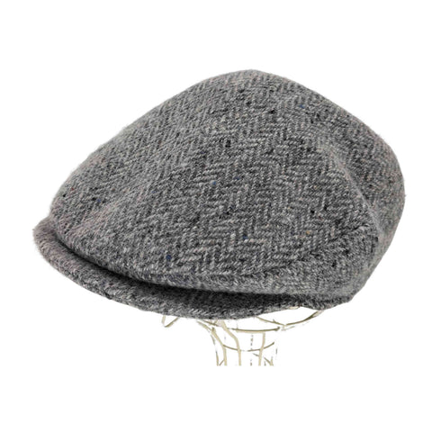 HAND-WOVEN-DONEGAL TWEED ヘリンボーン キャスケット メンズ JPN:M