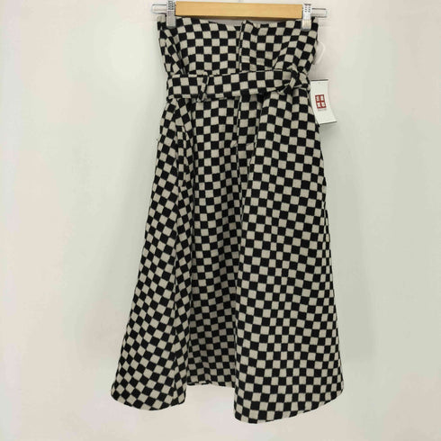 jh zane london ブロックチェックスカート レディース