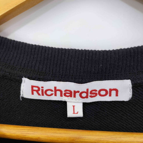 リチャードソン RICHARDSON MADE IN USA ロゴワッペン ロゴ刺繍クルーネックスウェット メンズ import:L