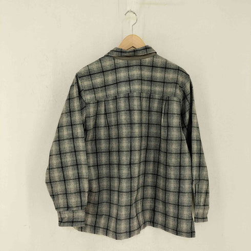 ギャップ Gap OLD オンブレ オープンカラー フランネルシャツ レディース import:M