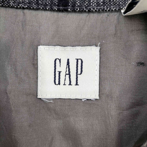 ギャップ Gap OLD オンブレ オープンカラー フランネルシャツ レディース import:M