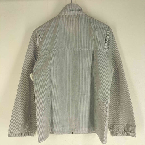 クレージュ courreges ロゴ刺繍 ストライプ柄ジップアップジャケット レディース FR:40