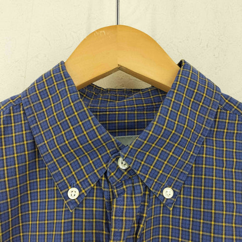 エディーバウアー Eddie Bauer 白タグ チェック BDシャツ メンズ import:S