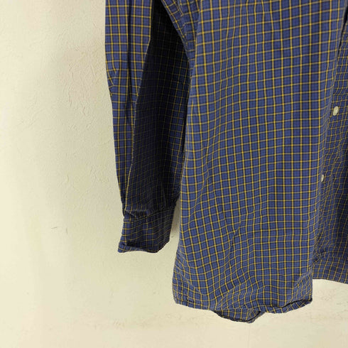 エディーバウアー Eddie Bauer 白タグ チェック BDシャツ メンズ import:S