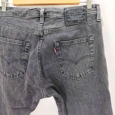 リーバイス Levis 80746-0001 ビッグE 501 クロップドブラックデニム メンズ 30