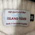 ISLAND TIDES ラムズウール リブ編み タートルネック プルオーバー レディース 34