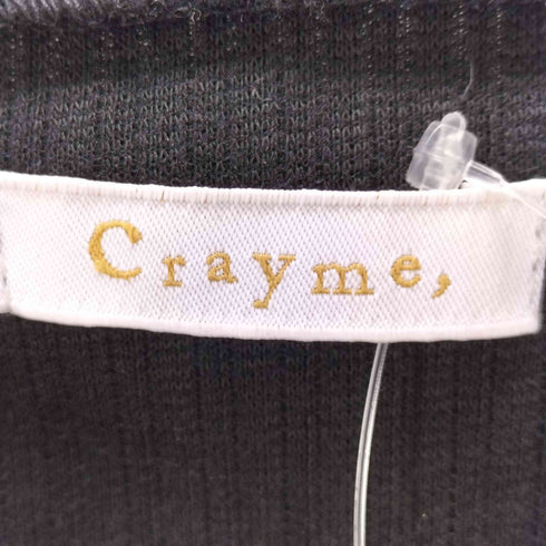 Crayme Tulle Flare Rib Tops レディース FREE