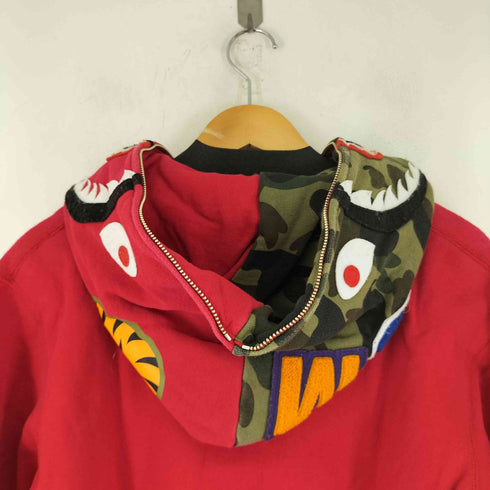 アベイシングエイプ A BATHING APE Shark FULL ZIP Hoodie メンズ JPN:L