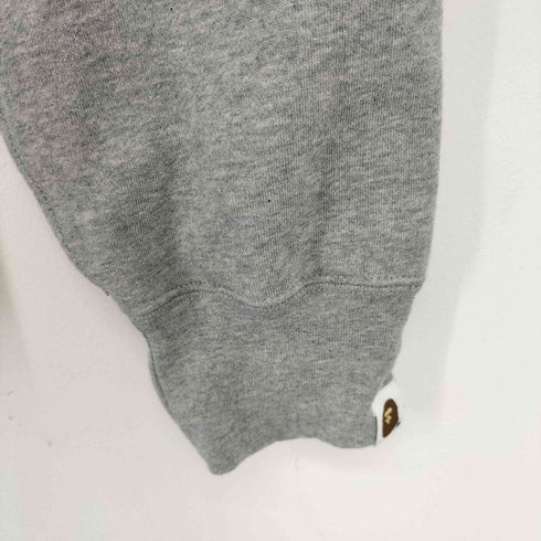 アベイシングエイプ A BATHING APE ロゴプリント クルーネックスウェット メンズ JPN:XL