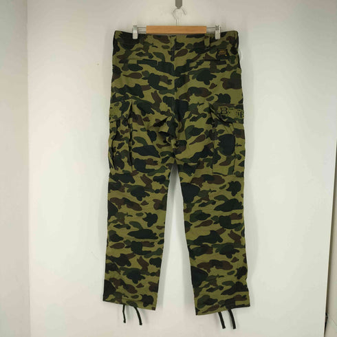アベイシングエイプ A BATHING APE カモフラ ストレートカーゴパンツ メンズ JPN:XL