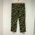 アベイシングエイプ A BATHING APE カモフラ ストレートカーゴパンツ メンズ JPN:XL