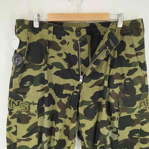 アベイシングエイプ A BATHING APE カモフラ ストレートカーゴパンツ メンズ JPN:XL