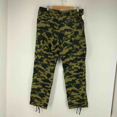 アベイシングエイプ A BATHING APE カモフラ ストレートカーゴパンツ メンズ JPN:XL