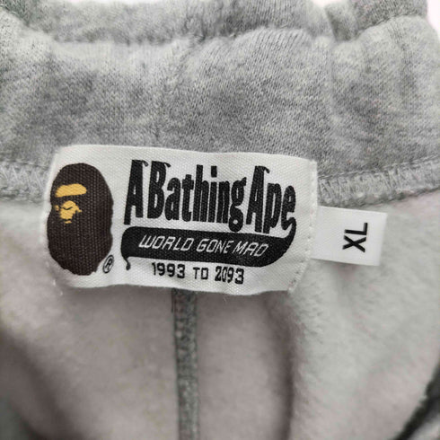 アベイシングエイプ A BATHING APE ロゴプリント スウェットパンツ メンズ JPN:XL