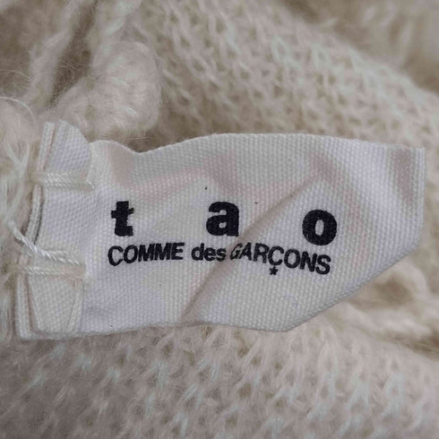 タオコムデギャルソン tao COMME des GARCONS ポケット付き フリル 装飾 マフラー レディース