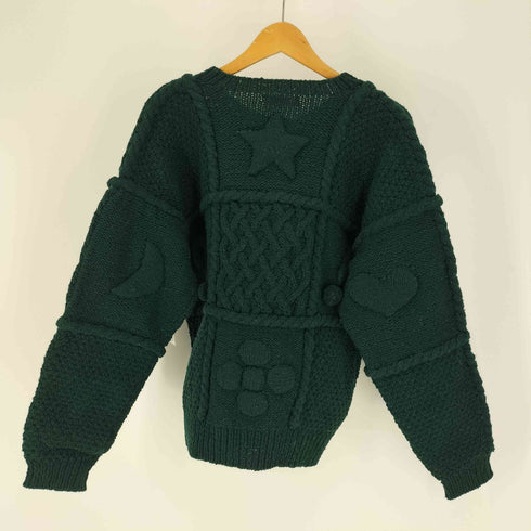 アイエスツモリチサト I.S. TSUMORI CHISATO 80S アイコン 立体編み ウール クルーネック ニット レディース JPN:M